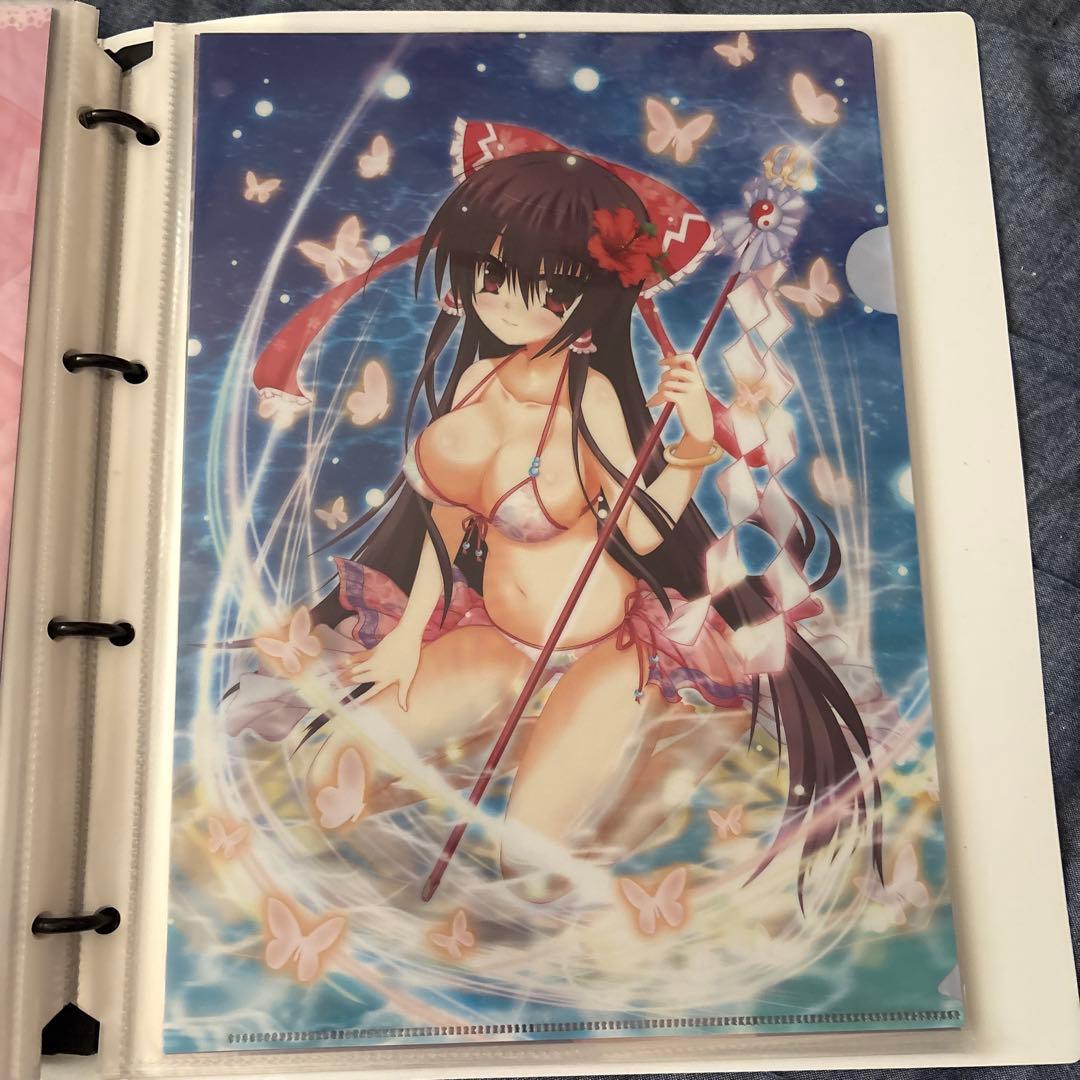 東方project 霊夢　水着　美少女　クリアファイルVZ6