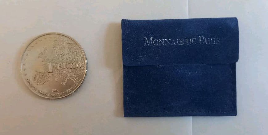 【稀少品】1998年発行　パリ造幣局・トーマスクック発行　1ユーロ記念