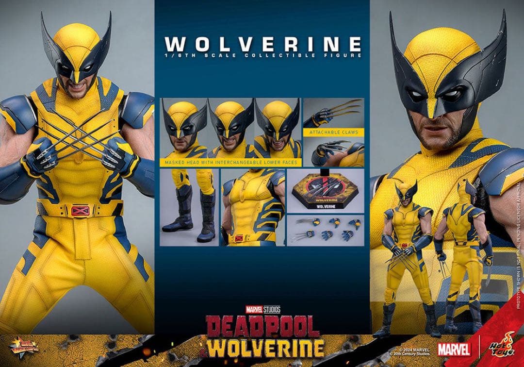 ホットトイズ ムービーマスターピース ウルヴァリン フィギュア hottoys
