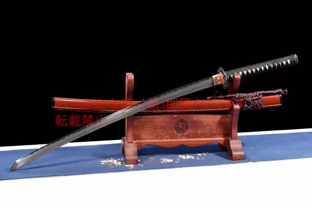 ウズ鋼焼刃武士刀滄海  古兵器 武具 刀装具 日本刀 模造刀 居合刀