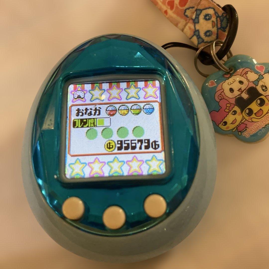 たまごっち Tamagotchi iD ブルー 本体　ストラップ 新品電池 付属
