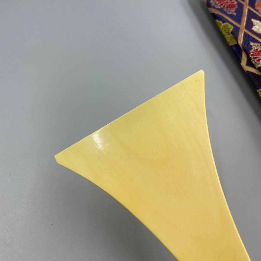 239ヴィンテージ 天然素材　三味線バチ　重さ約116g