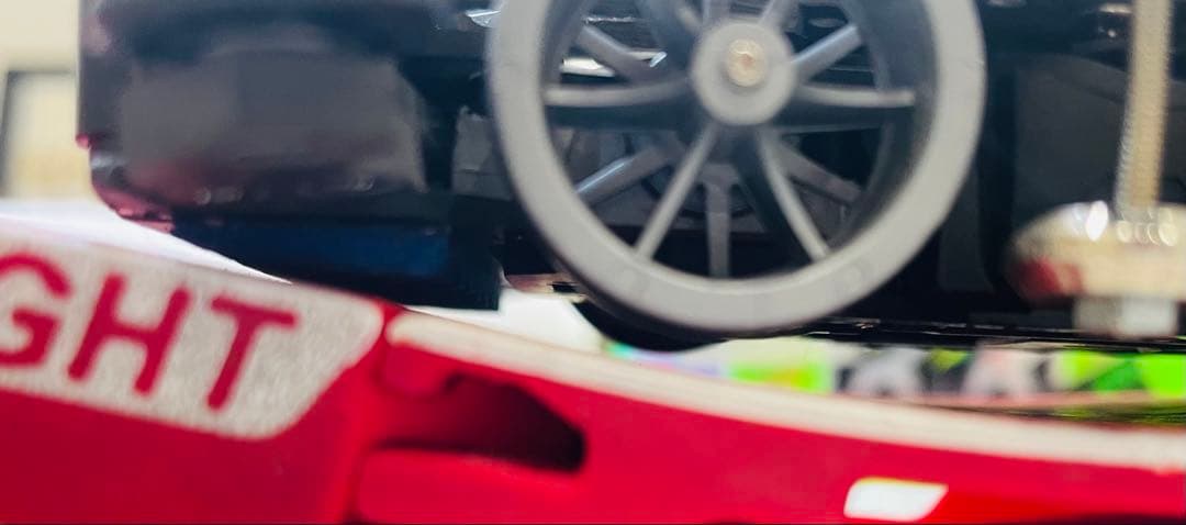 ミニ四駆　MSスギヤマ式フレキ　橋渡し　V字カット　１軸スラダン　１軸アンカー