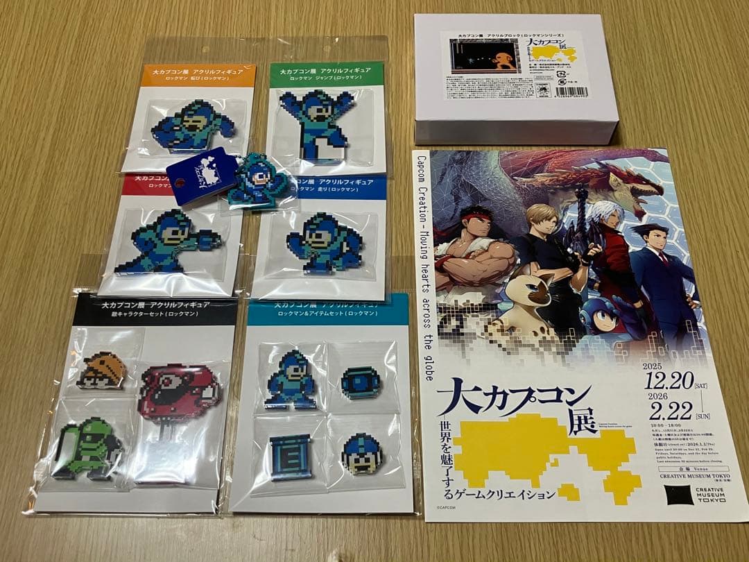 【大カプコン展】ロックマン　セット　アクリルフィギュア、アクリルブロック　他