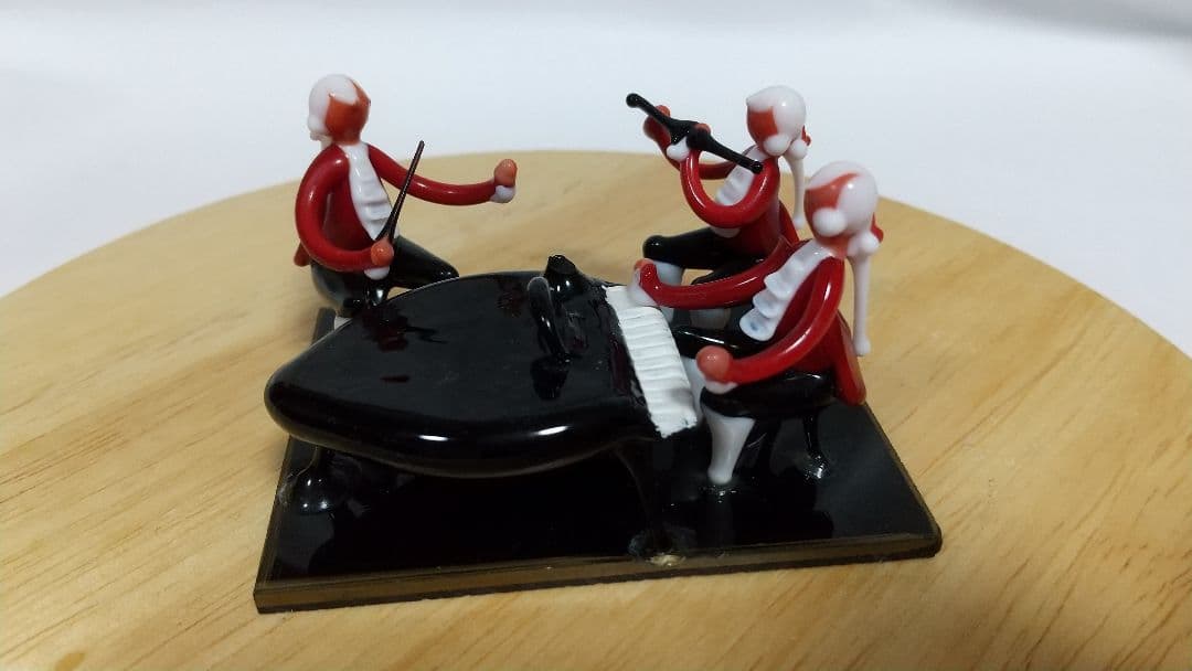 モーツァルト三重奏 ベネチアングラス イタリア ベニス ムラーノ島 正規品