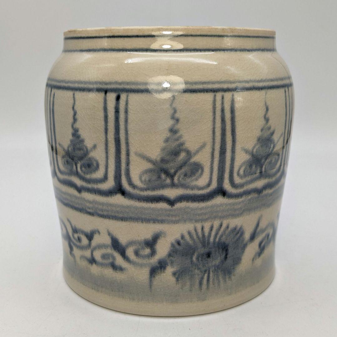 加藤唐三郎 赤津焼 安南写水指 共箱 瀬戸焼 茶道具 茶器 抹茶 食器 容器