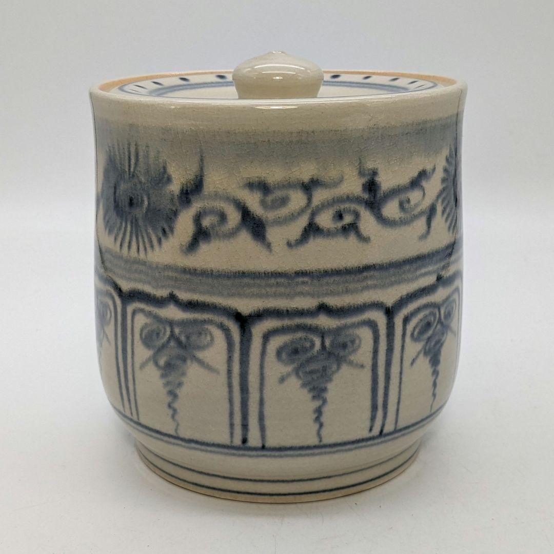 加藤唐三郎 赤津焼 安南写水指 共箱 瀬戸焼 茶道具 茶器 抹茶 食器 容器