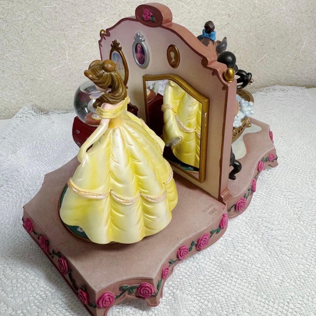 ディズニー 美女と野獣 スノードームフィギュア ベルとビーストの部屋 希少