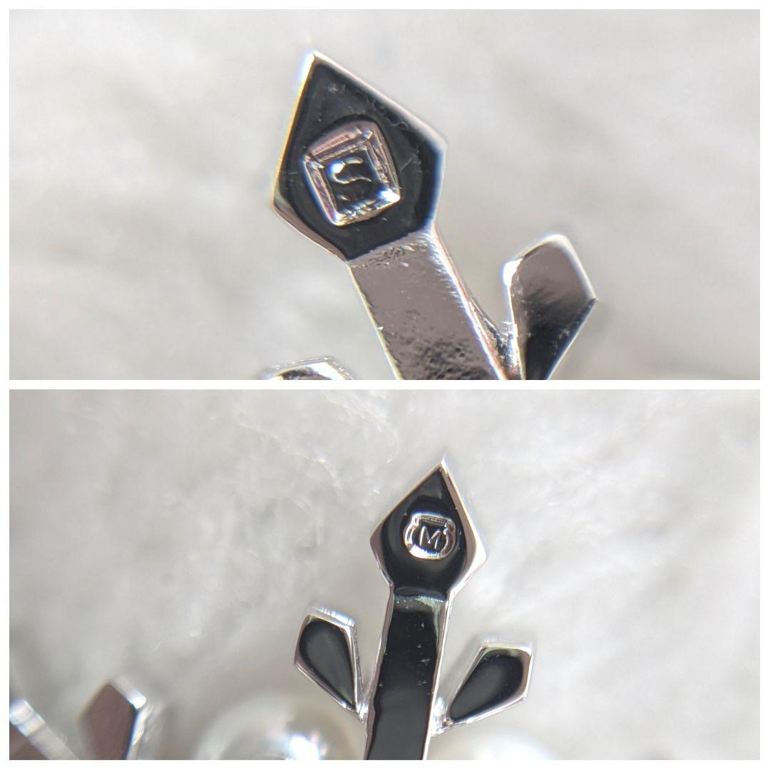 ✨ほぼ未使用✨MIKIMOTO パール7珠 ピンブローチ 雪の結晶