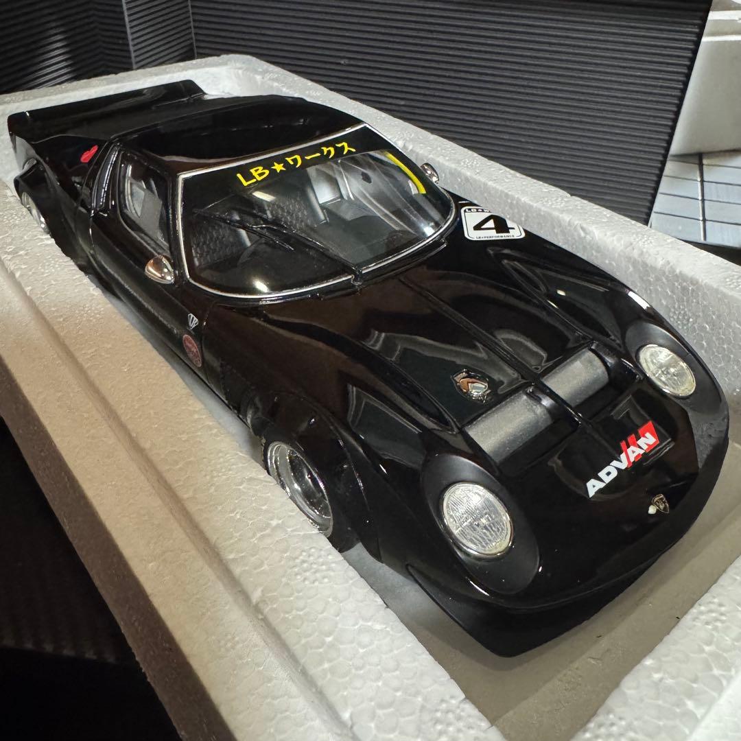 絶版 GT SPIRIT 1/18 ミウラLB Works ADVAN
