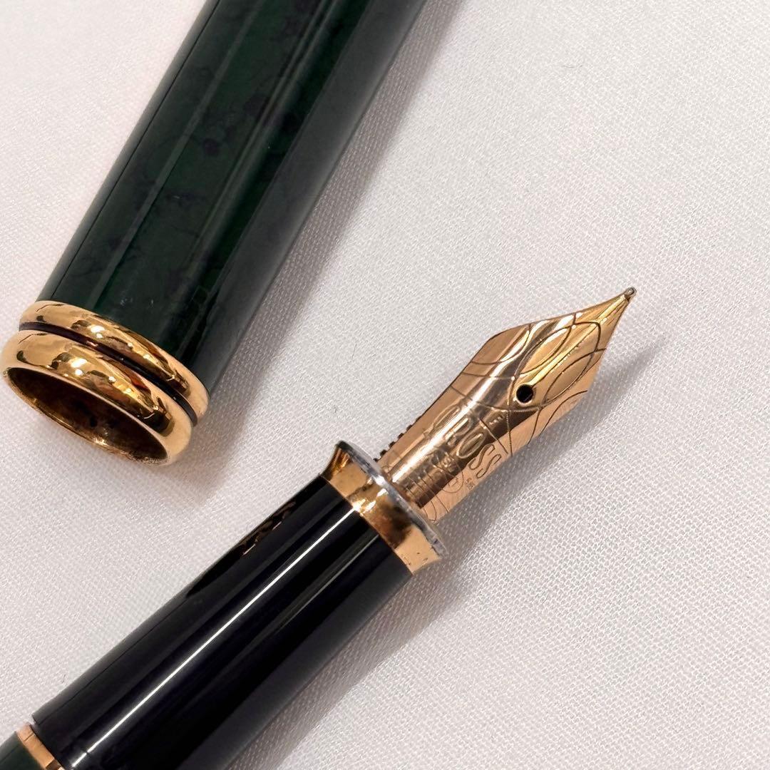 CROSS ペン先 14K 刻印 グリーンカラー クロス 万年筆 箱など全てあり