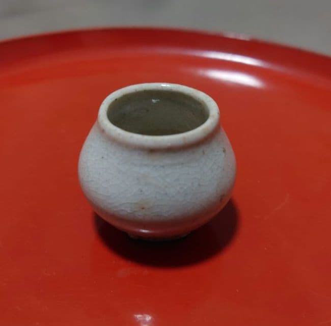 李朝　白磁小杯