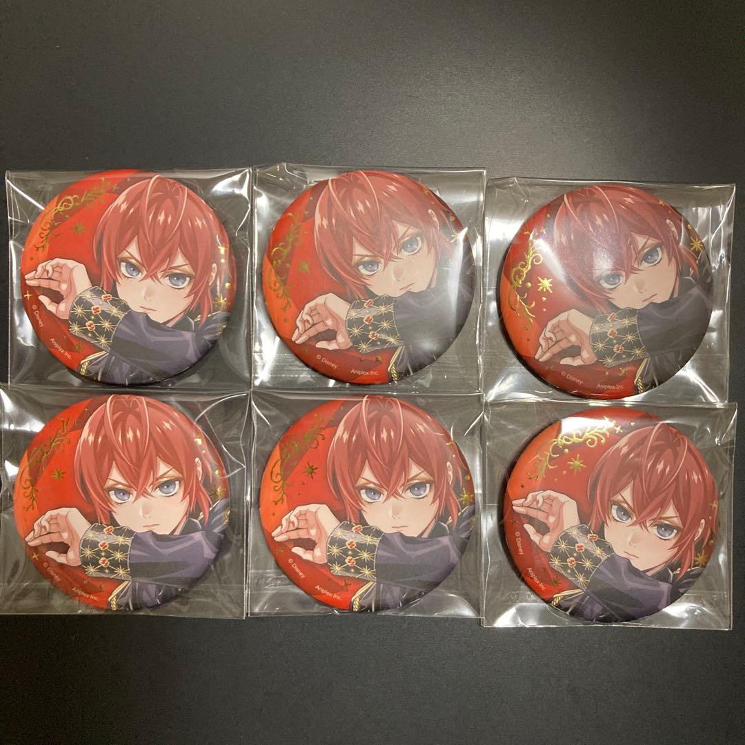 ツイステ ブレイジングジュエル 缶バッジ リドル・ローズハート