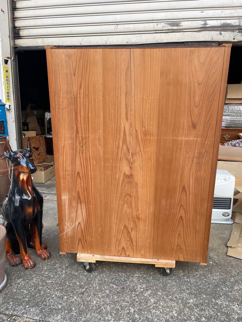 伝統工芸 茶道具　置水屋　水屋箪笥　網代引戸　茶箪笥