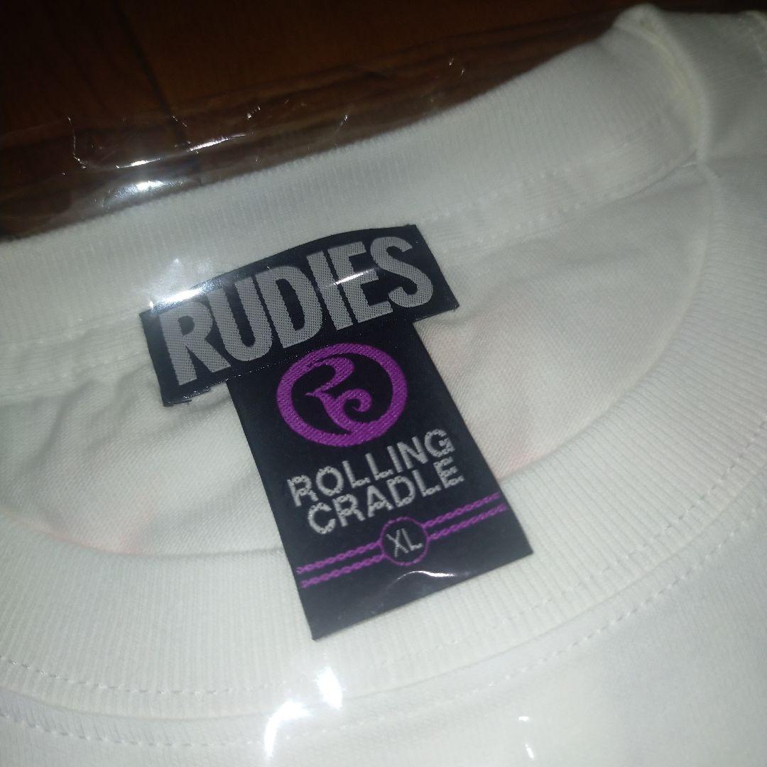 dustbox RUDIE'S×ROLLINGCRADLE ロンT 白/XL