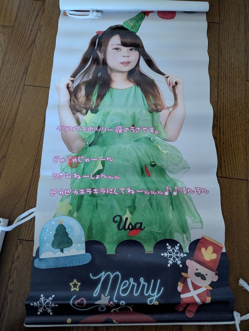 （現在非売品につきレア物）めいどりーみん　うさ　タペストリー10枚セット