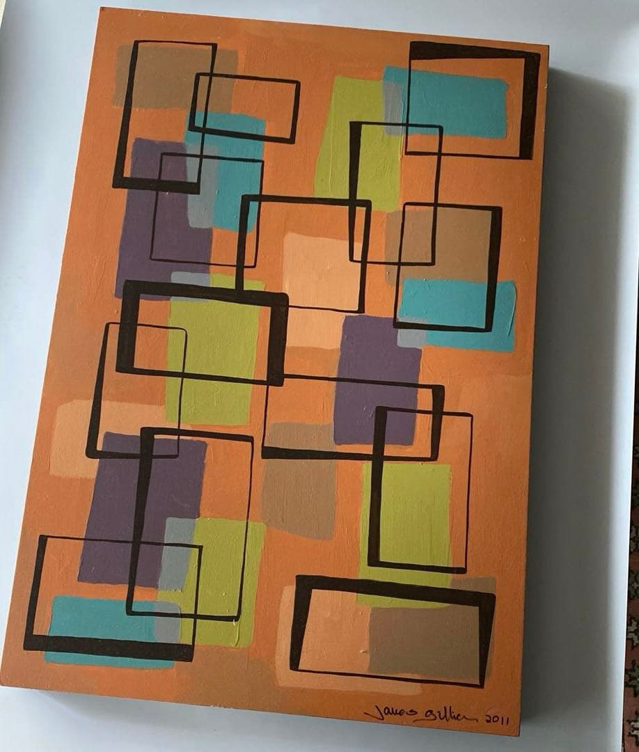 ユニークピース James Gilliam アート作品 絵画