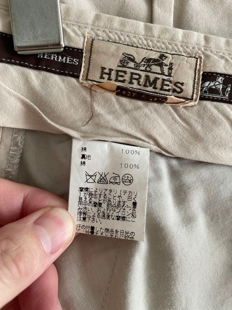 【名品図鑑】mid00s Hermes light cotton trouser