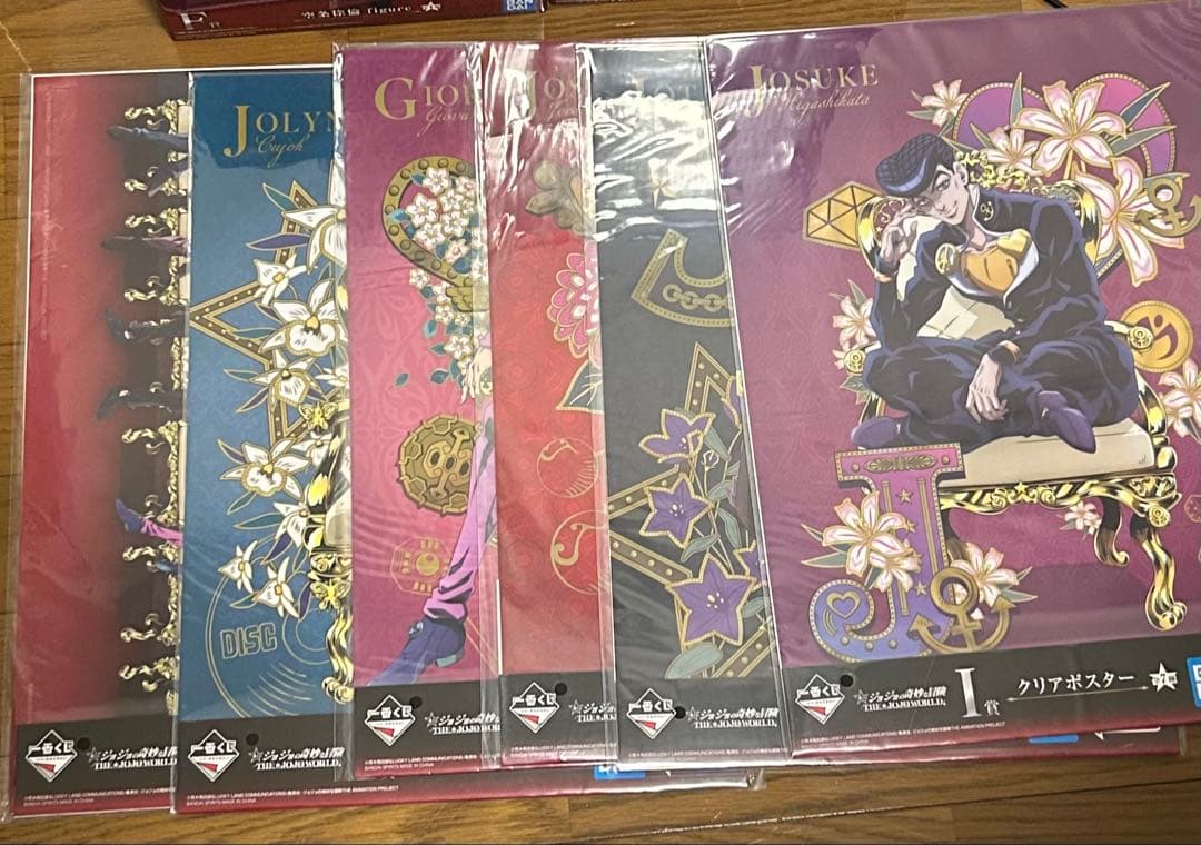 ジョジョ　一番くじ　C賞承太郎　F賞徐倫　E賞ジョルノ　フィギュア　I賞セット