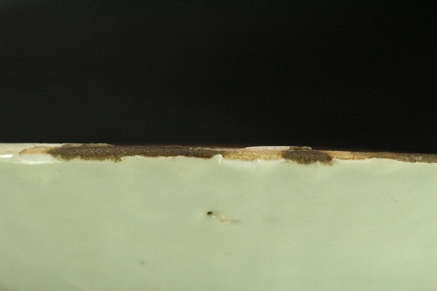 茶道具 唐物 呉須赤絵 鳳花紋 皿 φ33cm(A929)