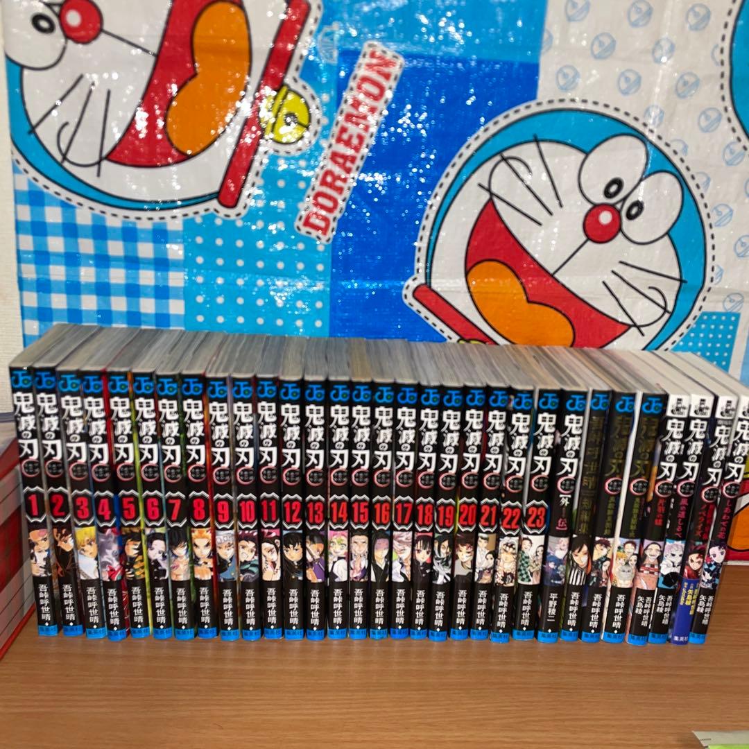 鬼滅の刃 全巻+0巻+外伝+公式ファンブック全巻+ノベル4冊+短編集セット