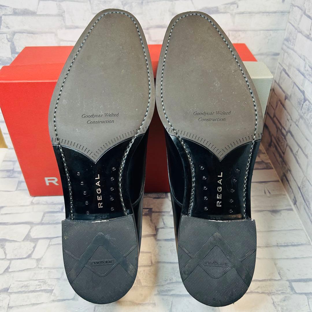 【日本製/未使用級】REGAL 08JR シングルモンクストラップ 25cm