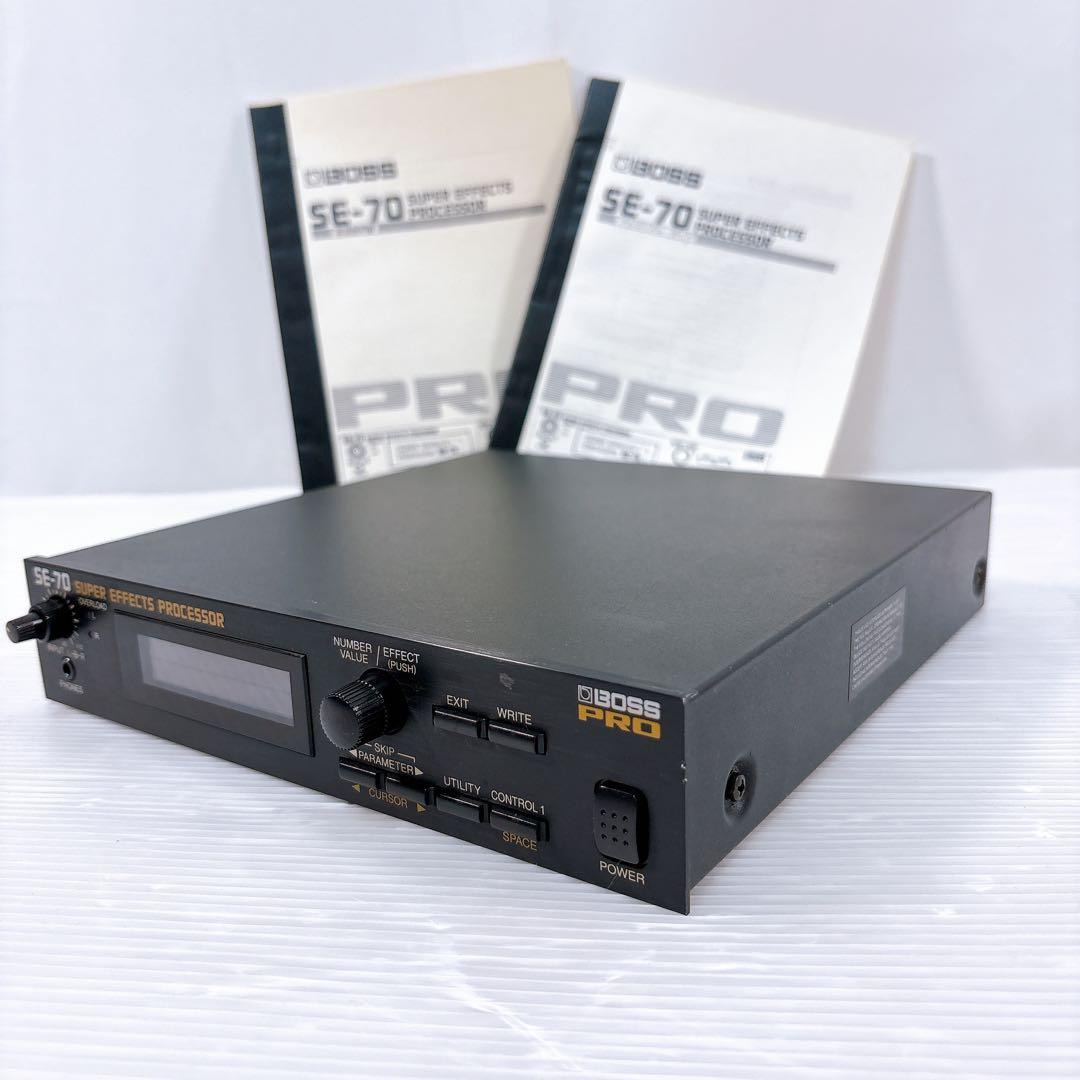 【極美品】BOSS スーパーエフェクトプロセッサー SE-70 エフェクター