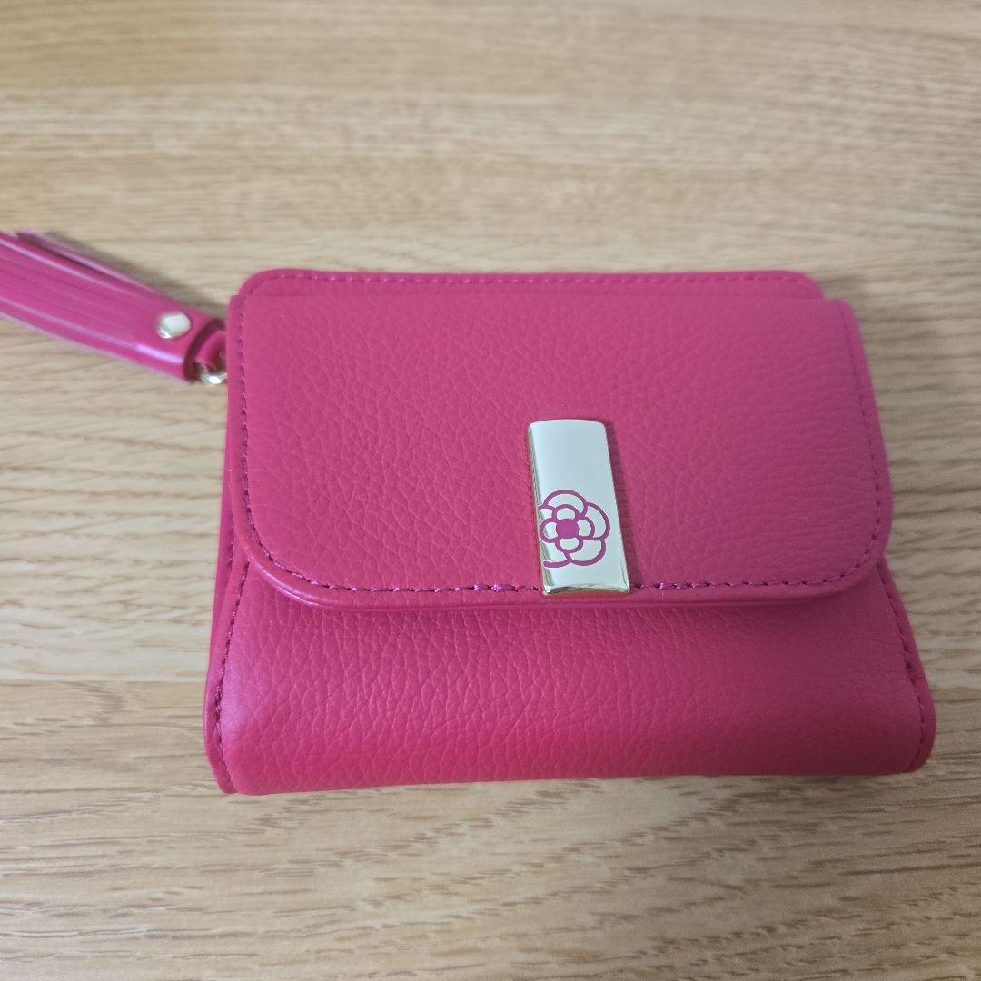 【新品】クレイサス　エクセ　 二つ折り財布 ピンク　スマート　190463