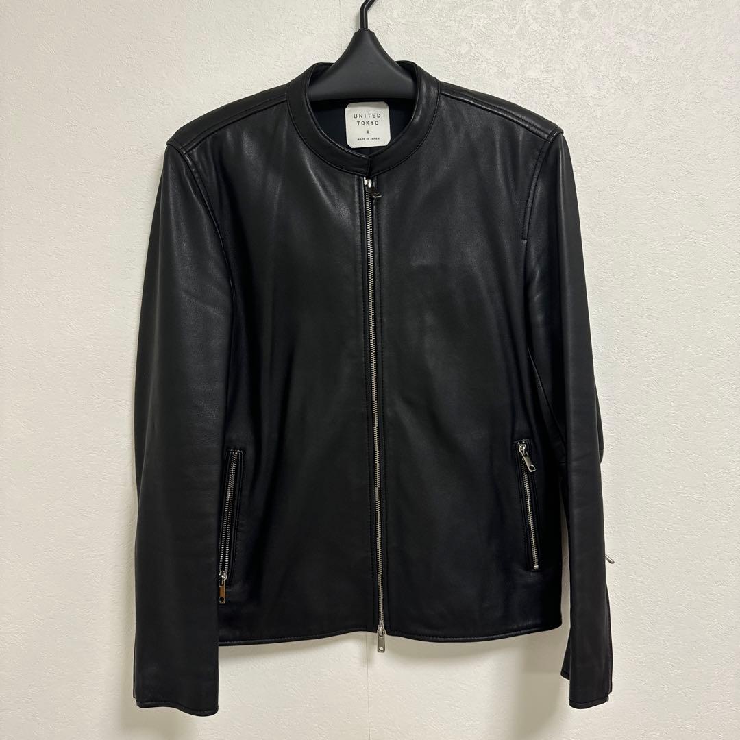 UNITED TOKYO ラムスキン レザージャケット サイズ2