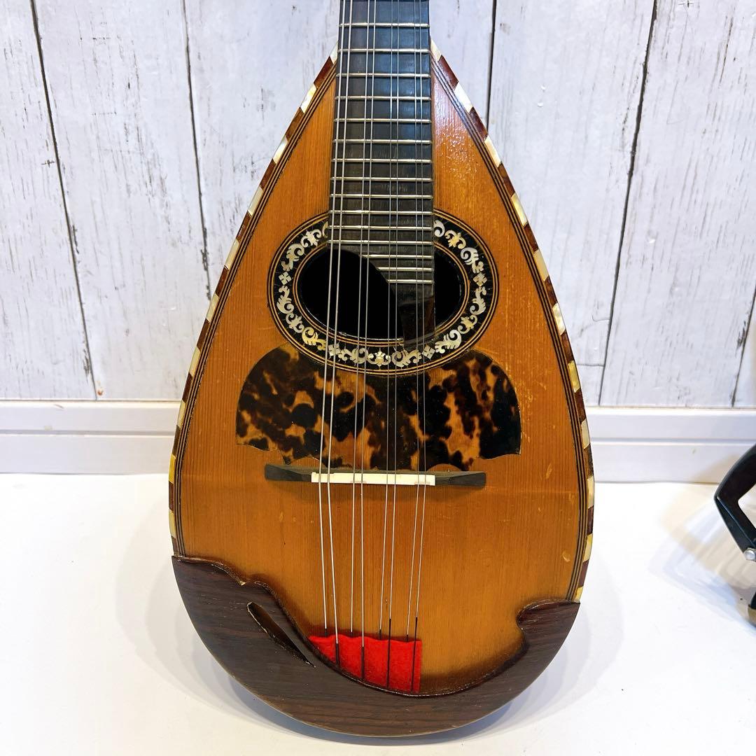 希少NAPOLI マンドリン 1890年代　インレイ　ARTURO FARINI