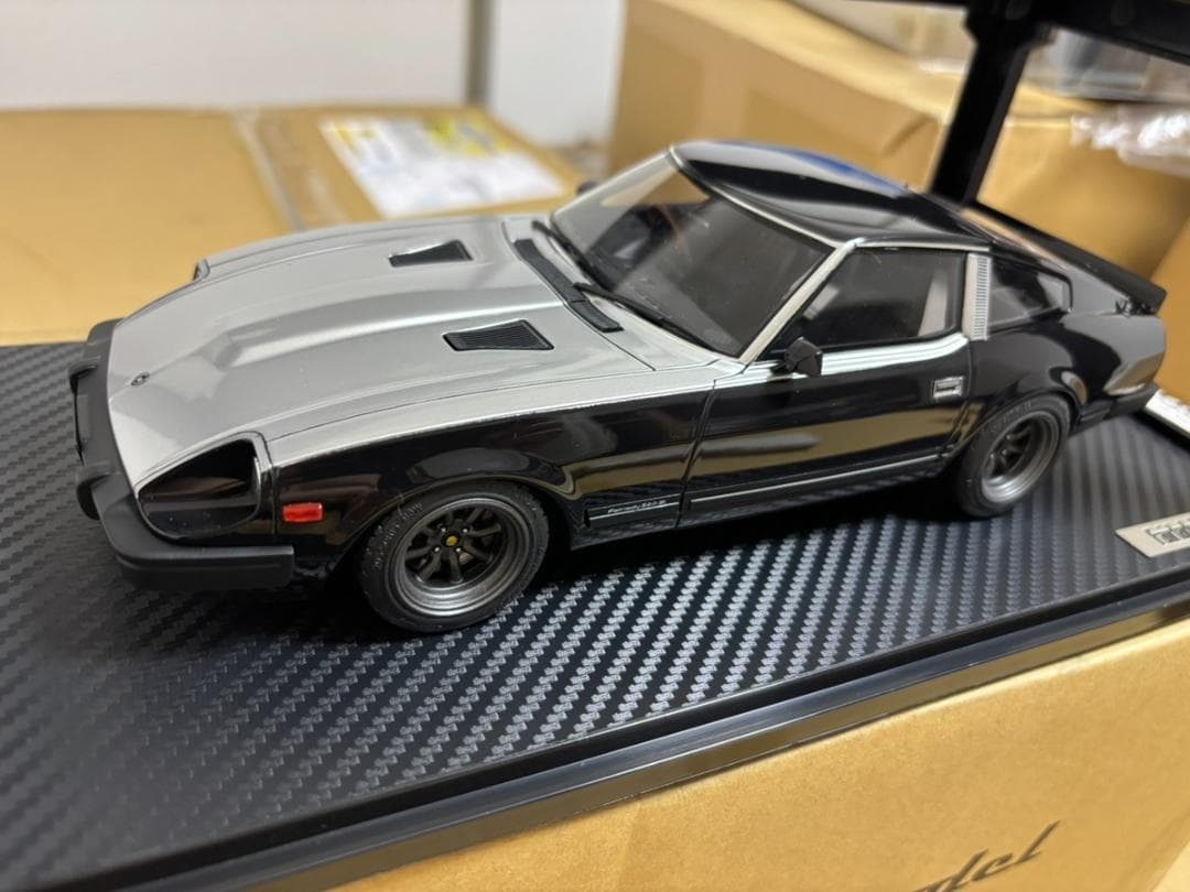 イグニッションモデル　フェアレディーZ（S130）ブラックシルバー　IG3517