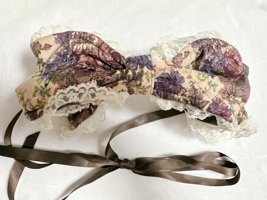 ●メタモルフォーゼ● 初期 ゴブラン柄 リボンヘッドドレス