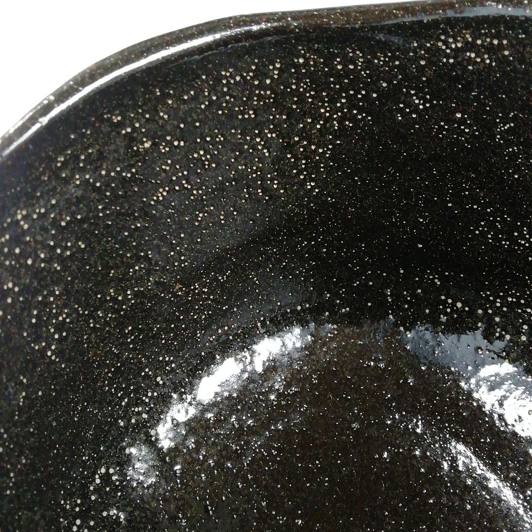 Ｔ５８５　茶碗　『黒小野小町』『桧垣佳山 造』　共箱　抹茶碗　茶道具