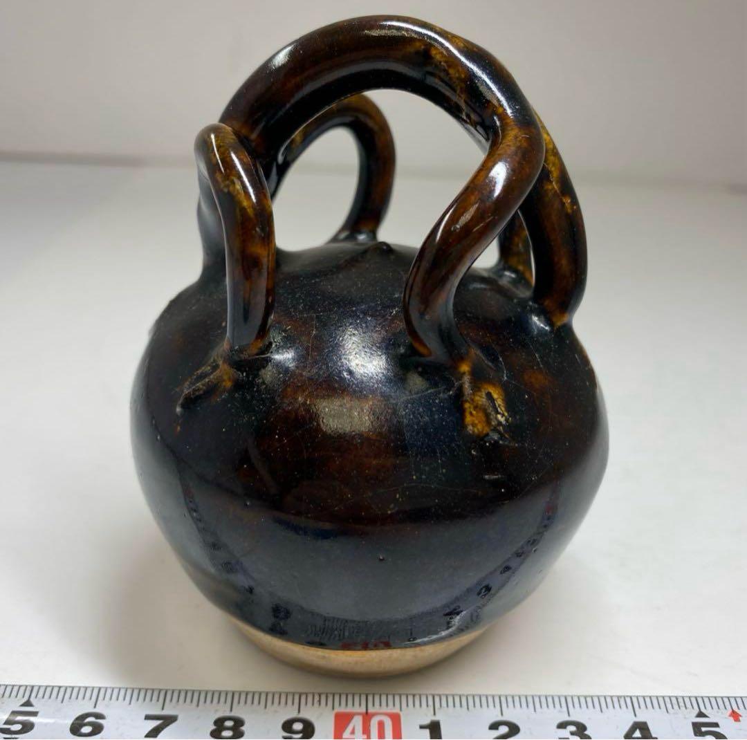 中国宋時代　黒紬水滴　高さ10㎝
