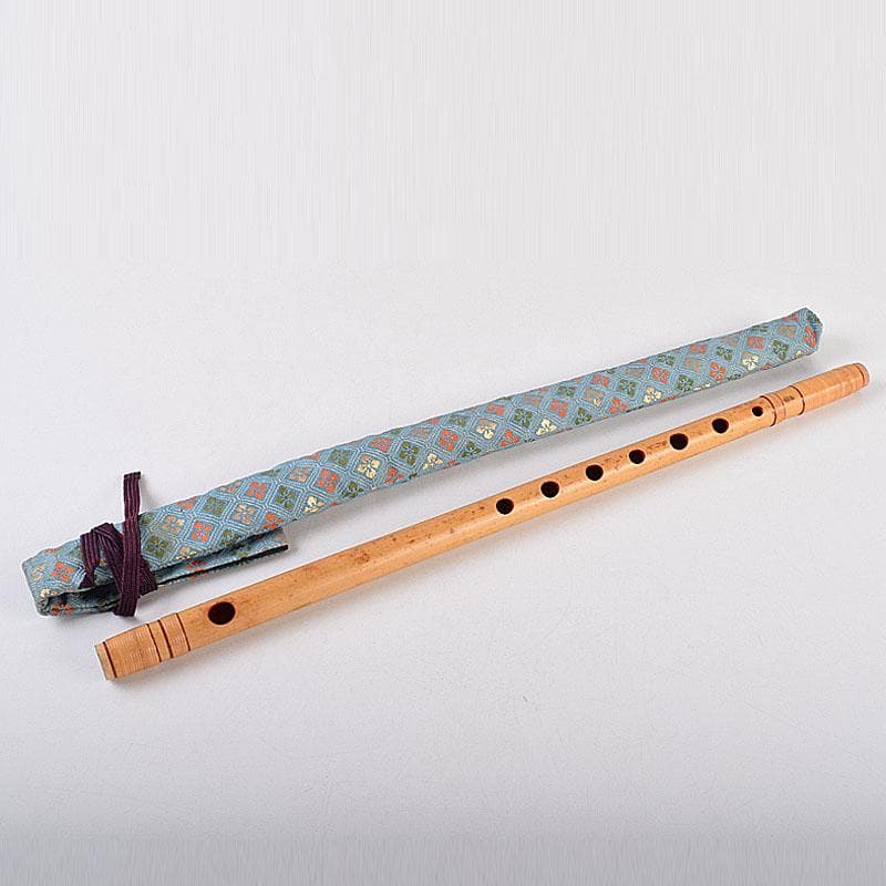 和楽器　木管楽器　喜月　横笛　竹笛　篠笛　袋付　N　8916