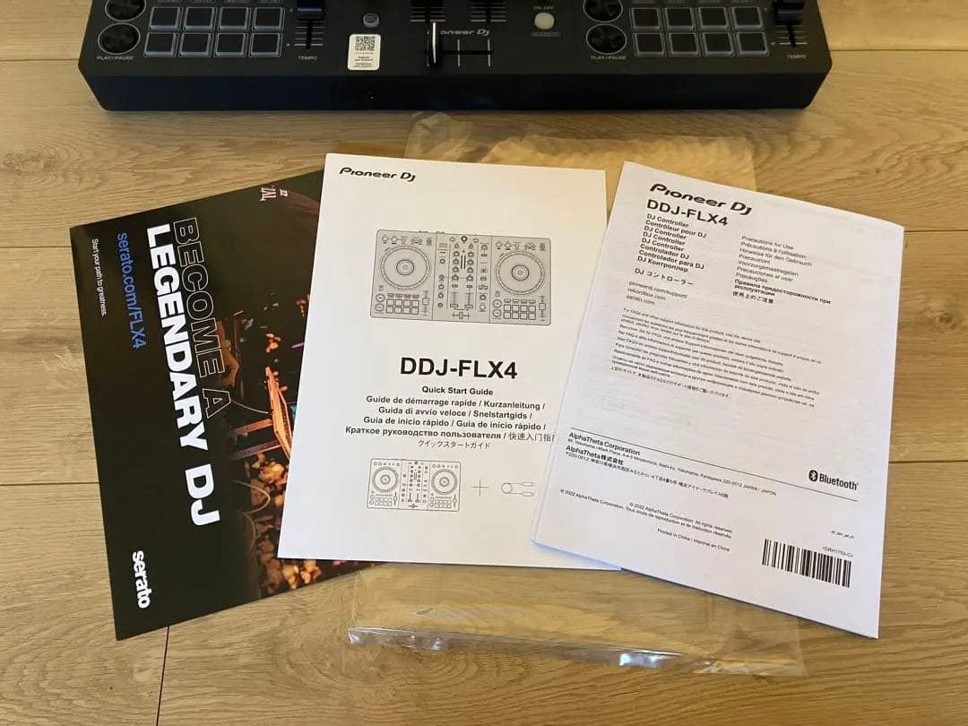 DDJ-FLX4/Pioneer+ヘッドホンセット箱説あり