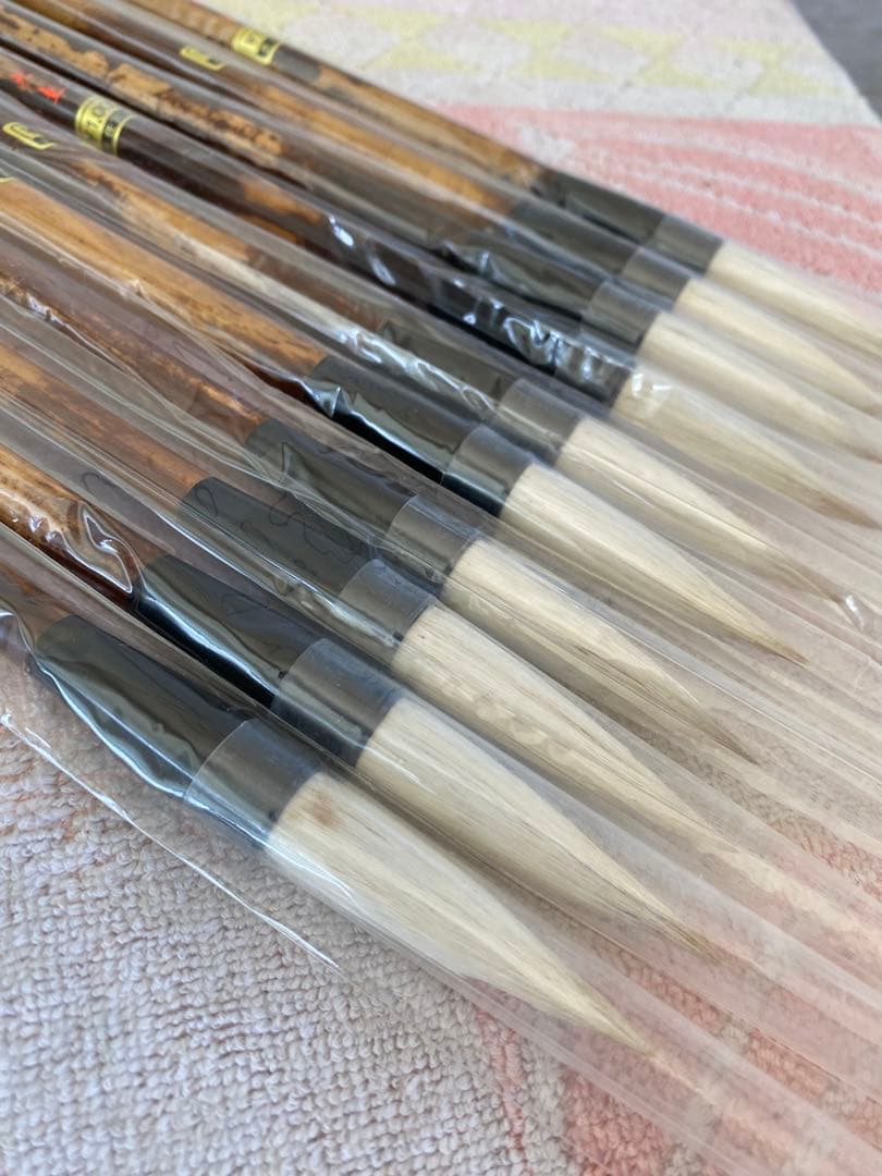 白雲　和光堂　筆　10本　伝統工芸品　書道筆　未使用　まとめ売り　墨　硯　24