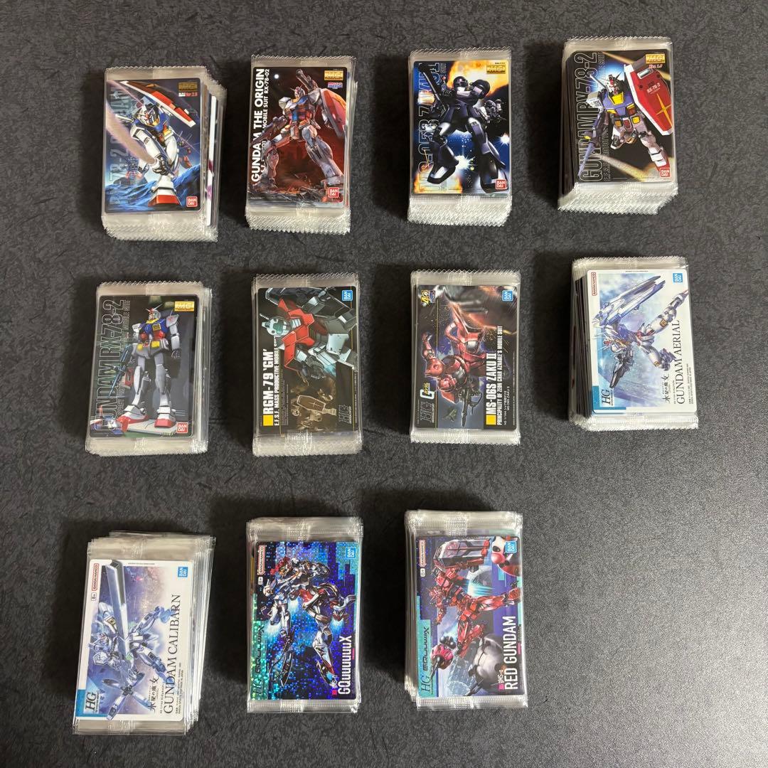 ガンプラ　ガンダム　ウエハース　グミ　カード　第1弾〜第11弾　346種　コンプ