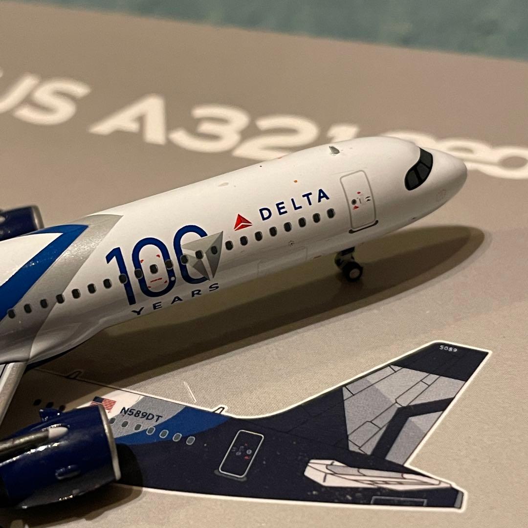 DELTA A321neo デルタ航空 100周年 エアーバス NG 1:400