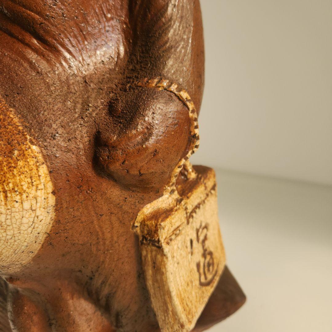 最終価格　美品　格安　お値打ち品　特大サイズ 信楽焼 たぬき 置物