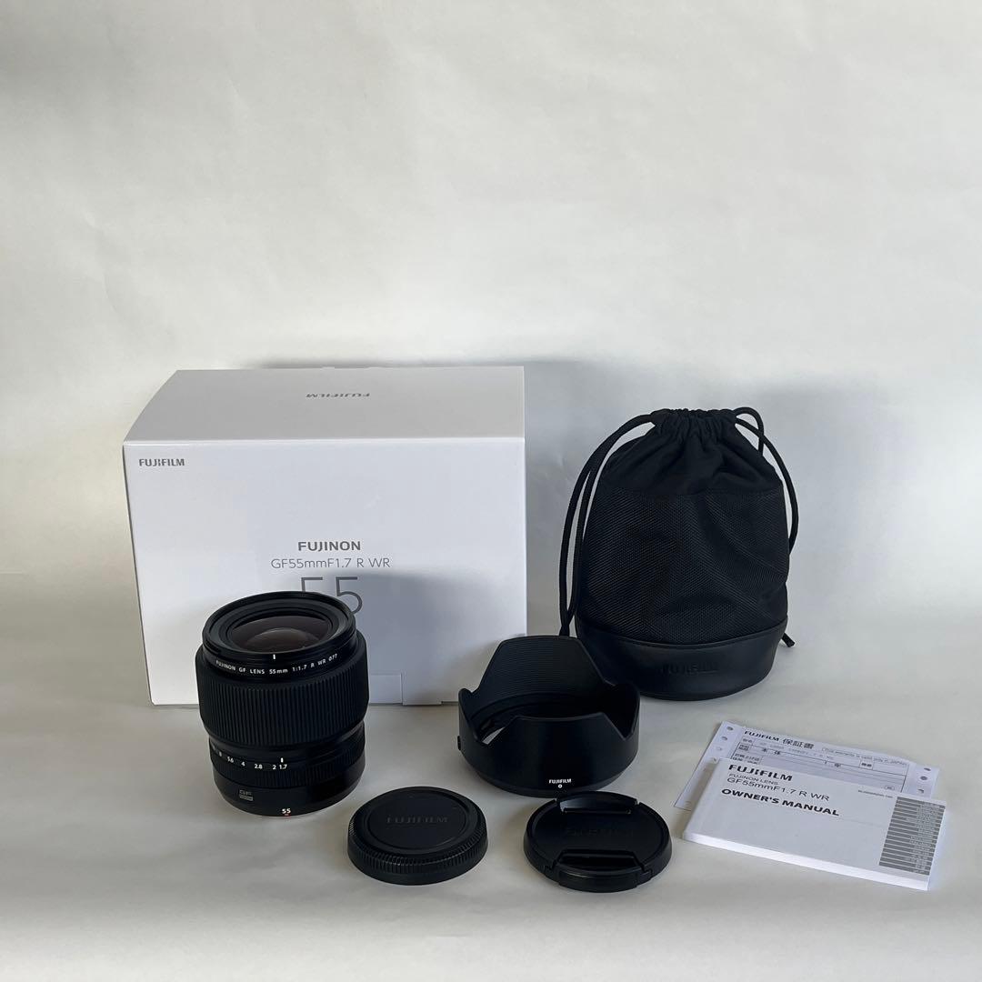 【極美品】fujifilm GF55mm F1.7 R RW