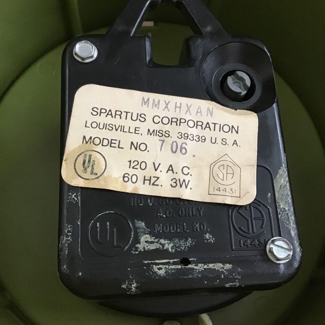 60s アメリカ製 SPARTUS 掛け時計 にわとり ビンテージ