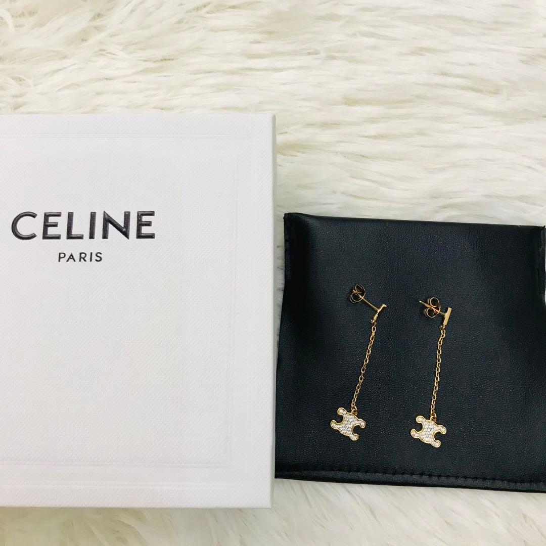 セリーヌ　ロング　ピアス