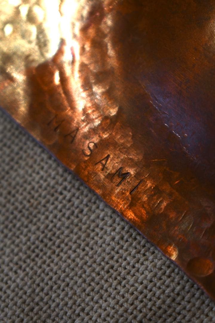 水野正美　真鍮プレート　お皿　燭台　カトラリー　茶器　ブロカント　作家　民藝