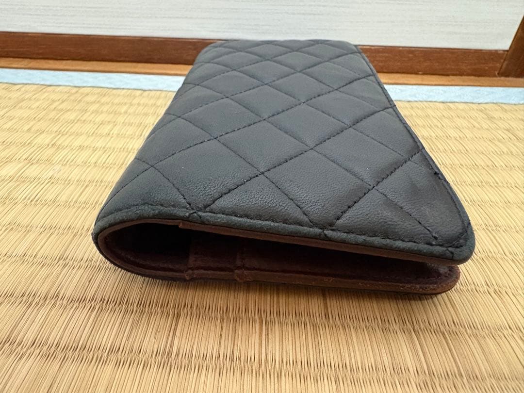 CHANELシャネル マトラッセ ラムスキン 手帳カバー