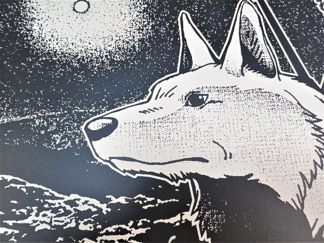 もののけ姫 サン・アシタカ　60枚限定スタジオジブリシルクスクリーンプリント