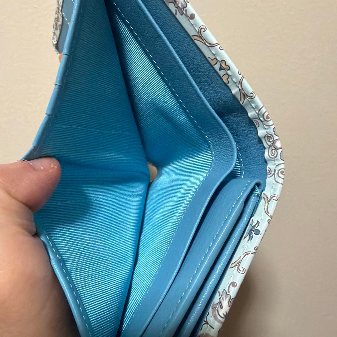 【新品未使用】浅草文庫 シルクロード 友禅染 江戸小紋 二つ折り 財布 日本製