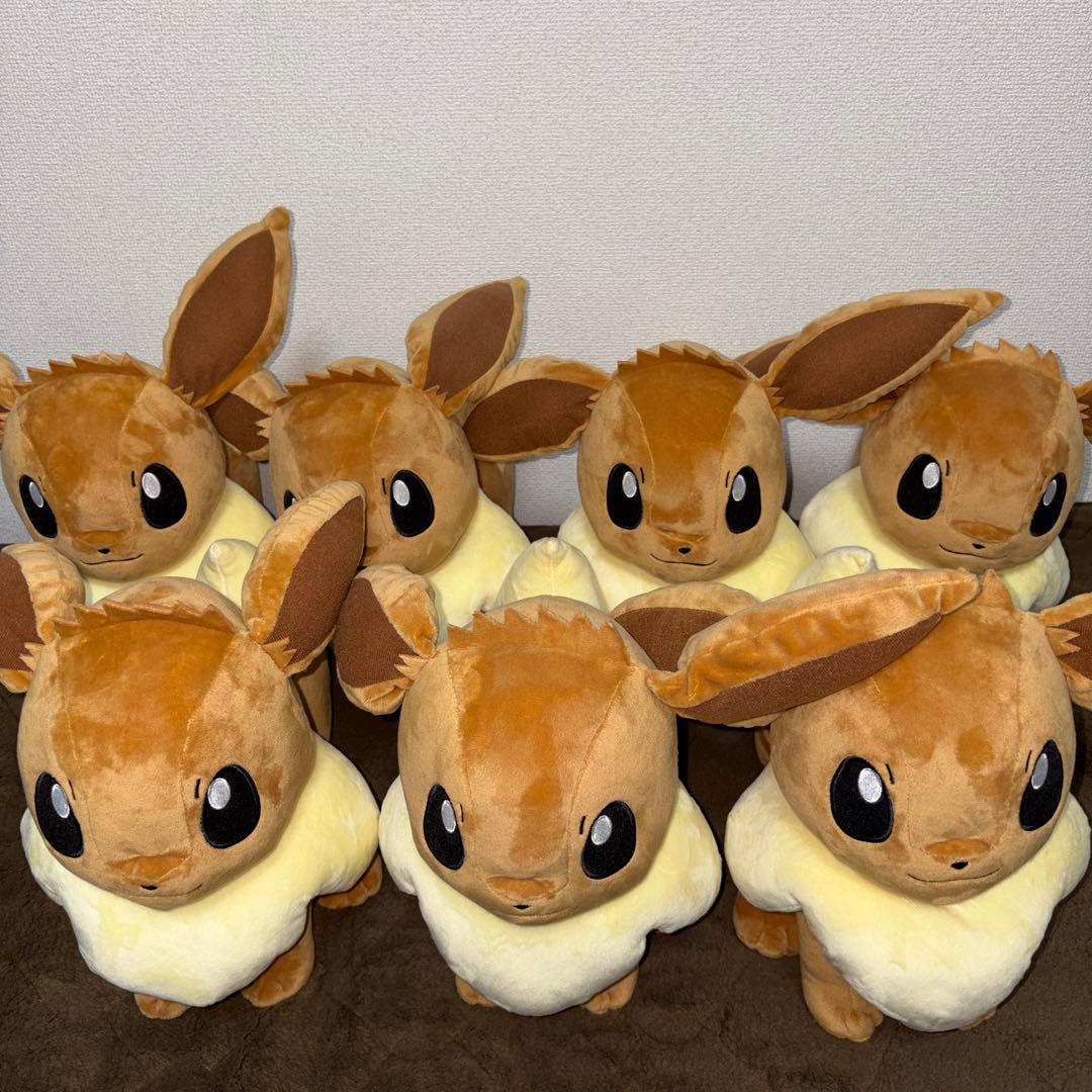 ポケットモンスター イーブイ めちゃもふぐっとぬいぐるみ　7体