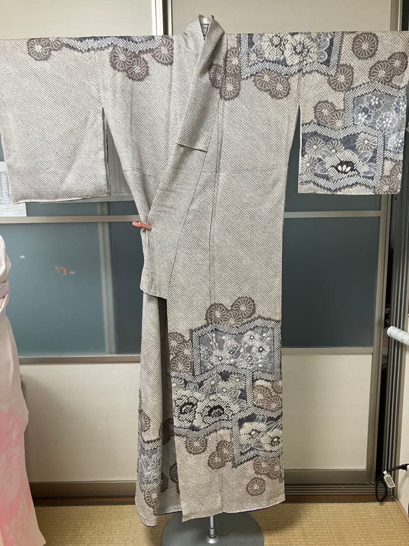 藤娘きぬたや　正絹　総絞り訪問着