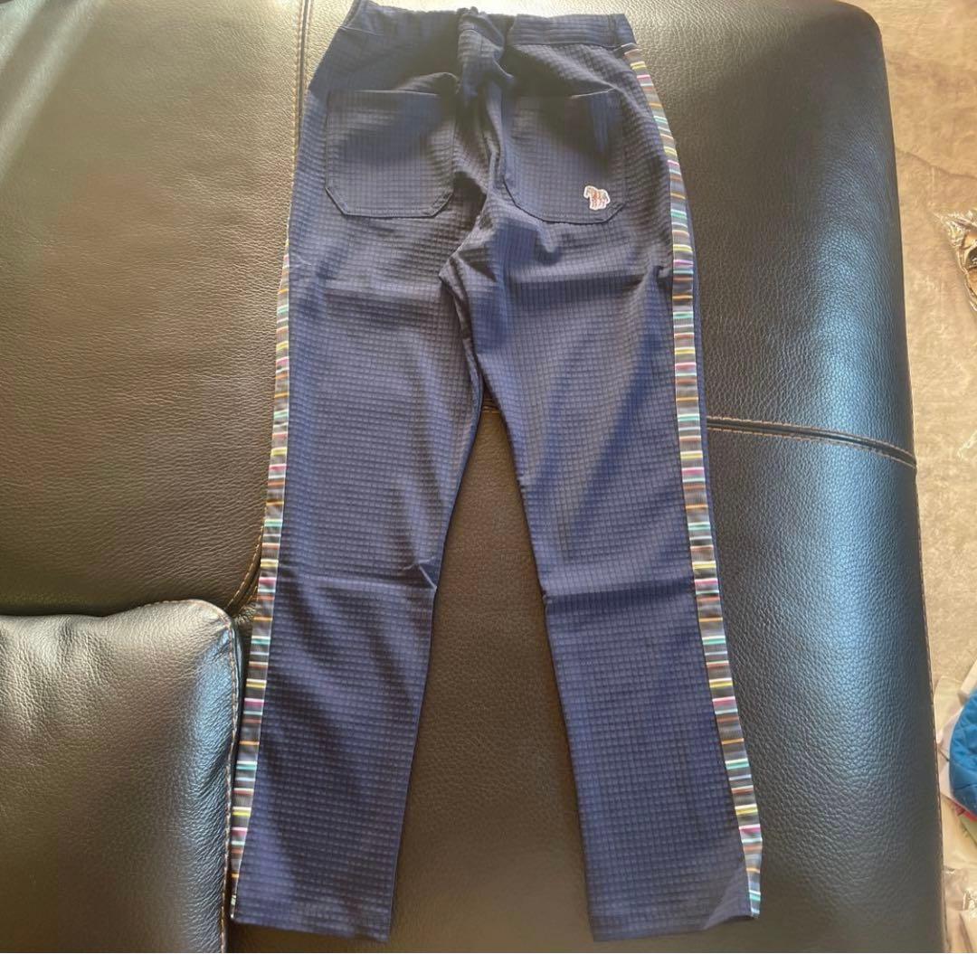 ストライプデザイン ネイビー長ズボン 150cm